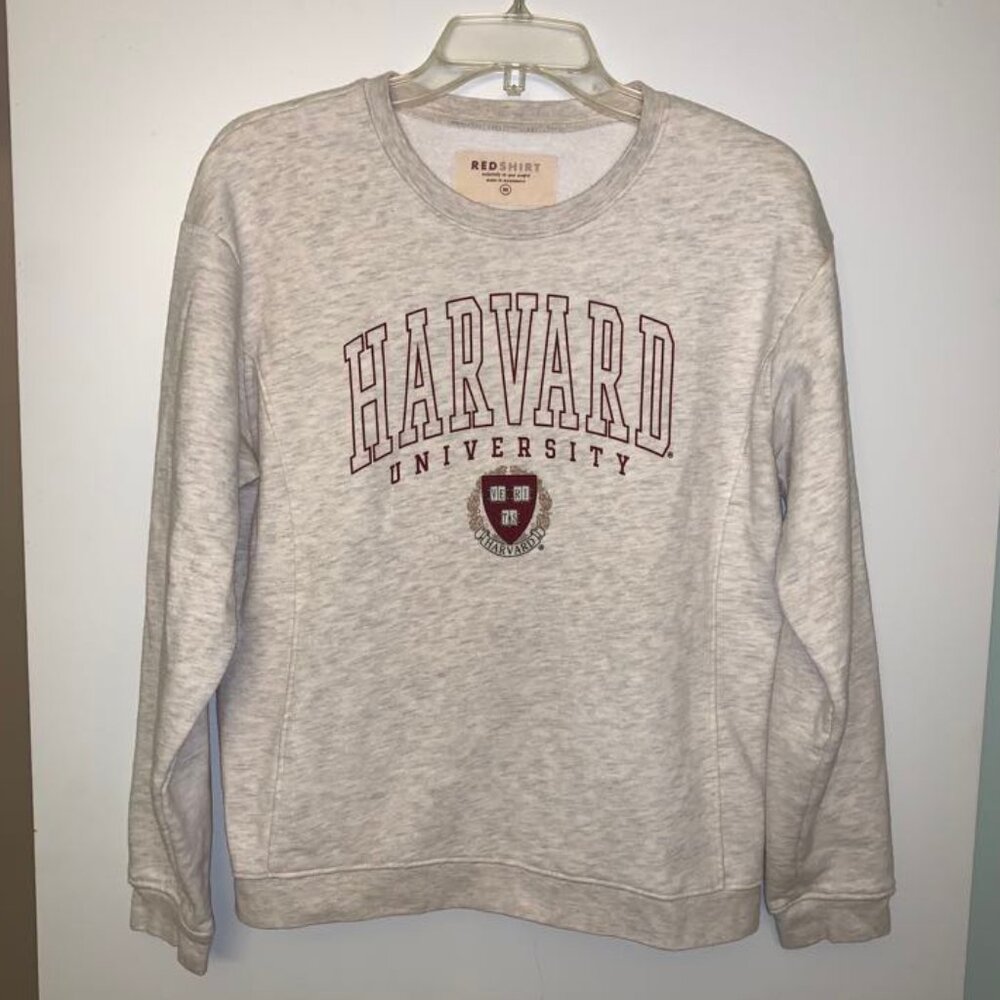 Original Harvard sweatshirt, light heather grey, size med, very good condition